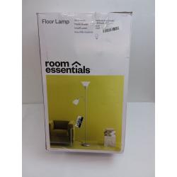 Floor Lamp Gray (Includes LED Light Bulb) - Room Essentials