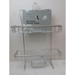 Wide Rustproof Shower Caddy with Lock Top Aluminum - Made By Design