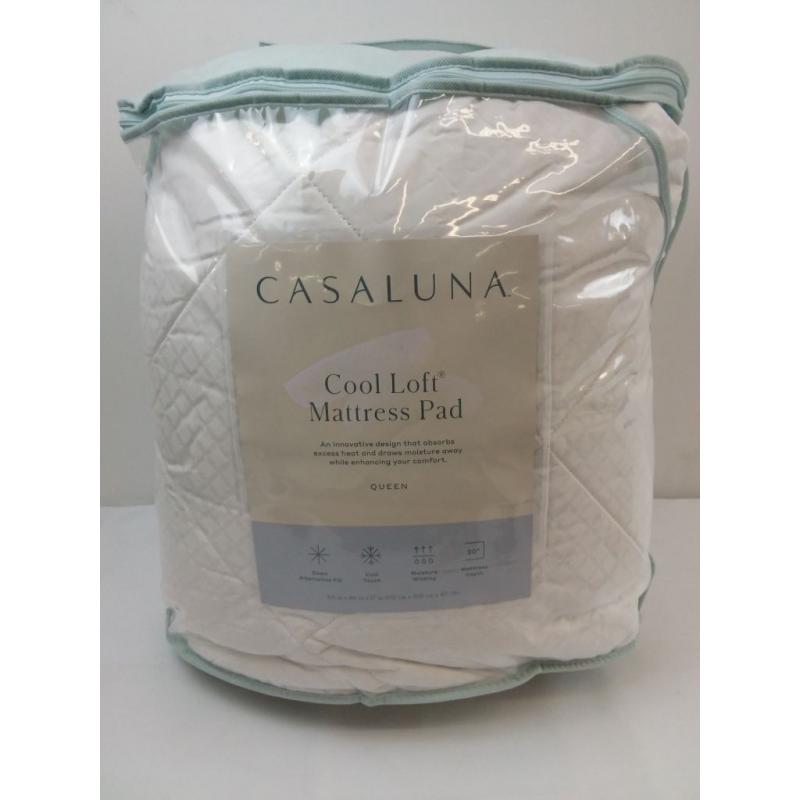 Queen Cool Loft Mattress Pad - Casaluna