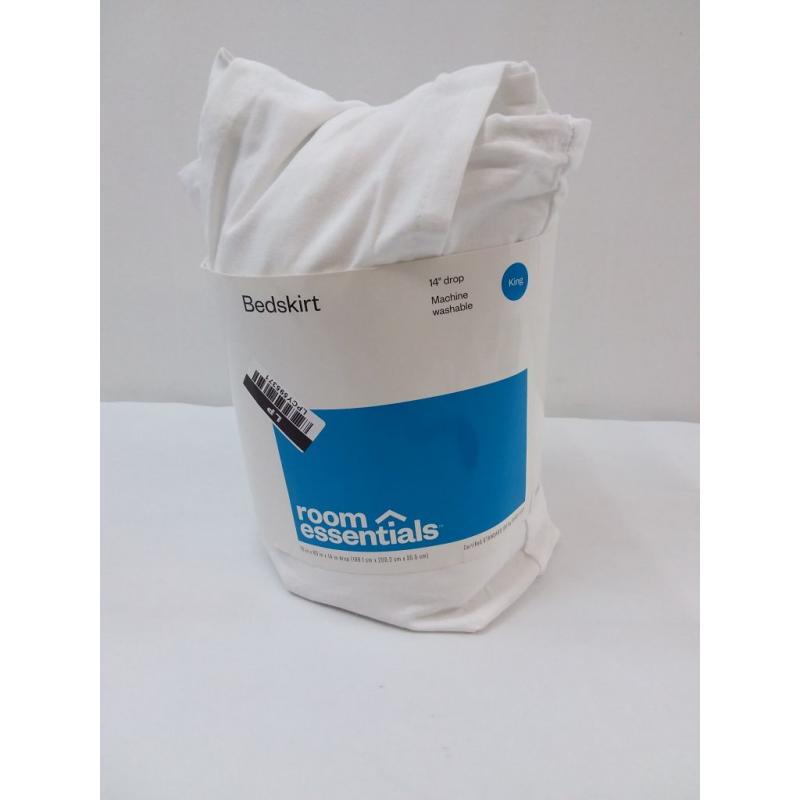 King Bedskirt White - Room Essentials