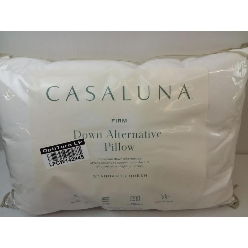 Standard/Queen Machine Washable Firm Down Alternative Pillow - Casaluna