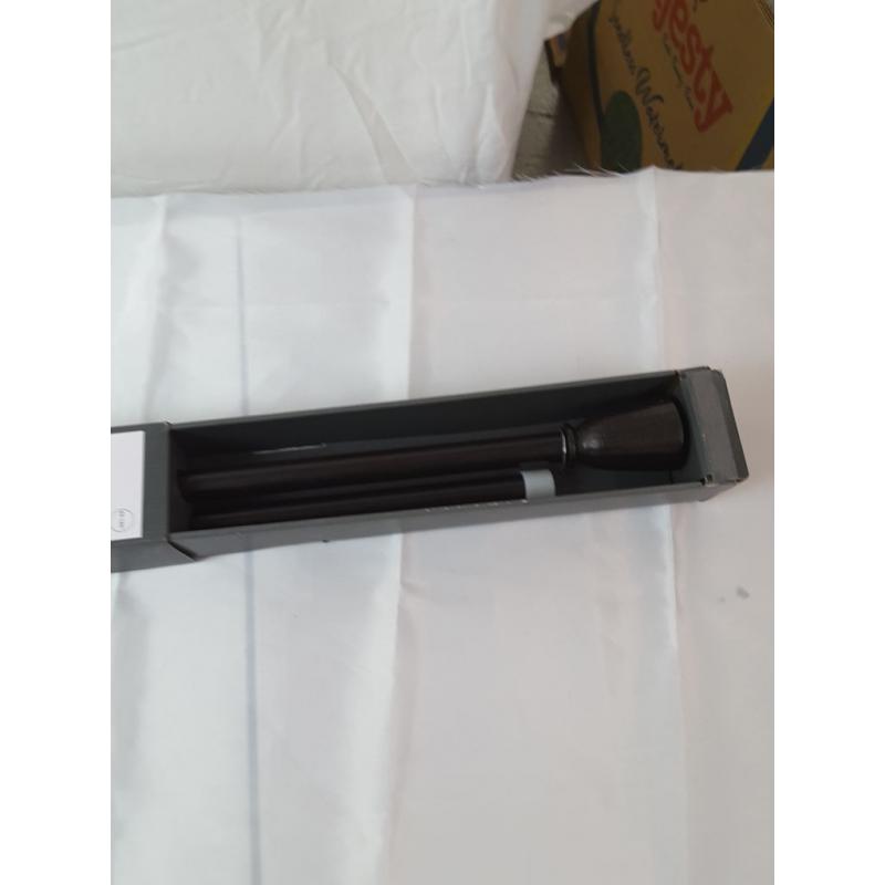 66-120 Chiseled Cone Curtain Rod Bronze - Threshold