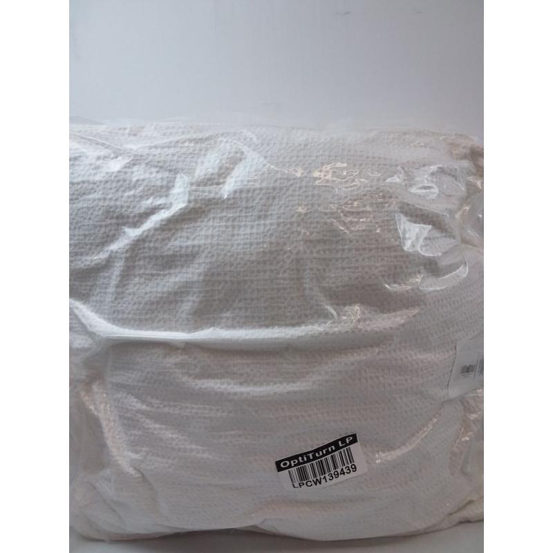 Euro Washed Waffle Weave Throw Pillow White