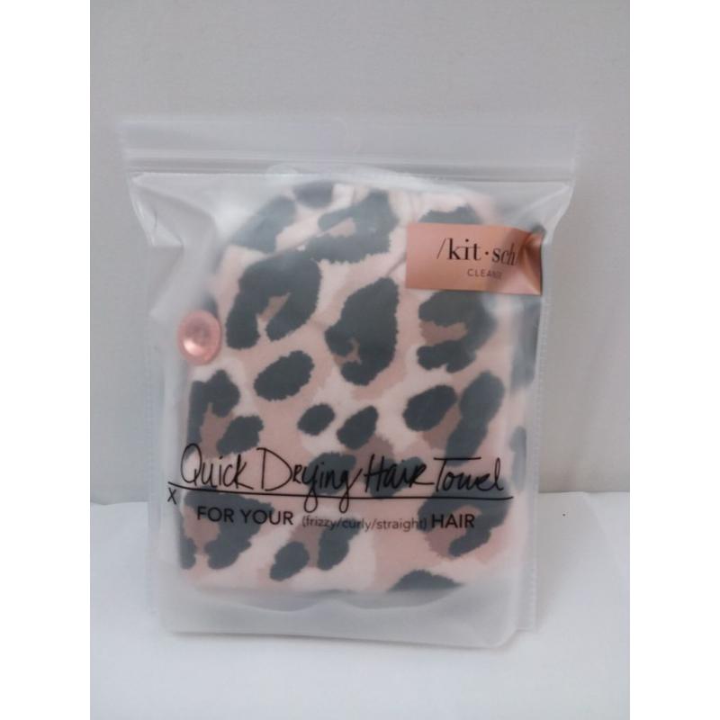 Hair Towel Leopard - Kitsch