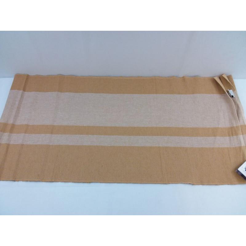 0 x 90 Solid Stripe Jute Blend Oversized Table Runner Jazz Gold - Hearth & Hand with Magnolia