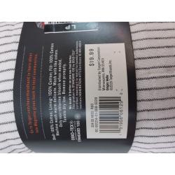 Standard Microstripe Pillow Sham Sour Cream / Railroad Gray - Hearth & Hand with Magnolia