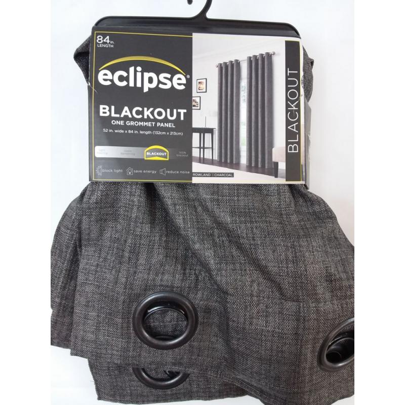 Rowland Blackout Curtain Panel - Eclipse - One Grommet Panel