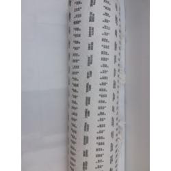 5' x 7' Pattern Stripe Area Rug Jet Gray / Sour Cream - Hearth & Hand with Magnolia