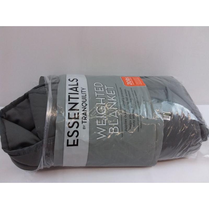 48x72 Essentials 20lbs Weighted Blanket Gray