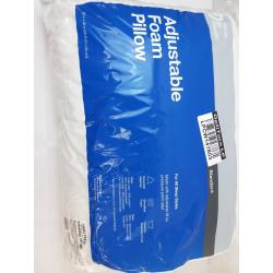 Standard adjustable foam pillow 20x26
