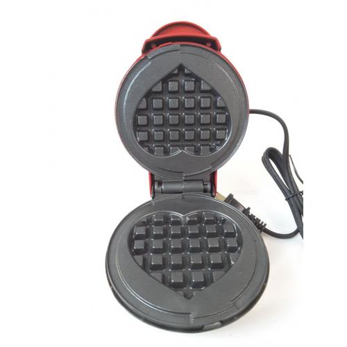 Dash Red Heart Mini Waffle Maker