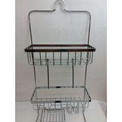 Bathroom Shower Caddy Brushed Chrome