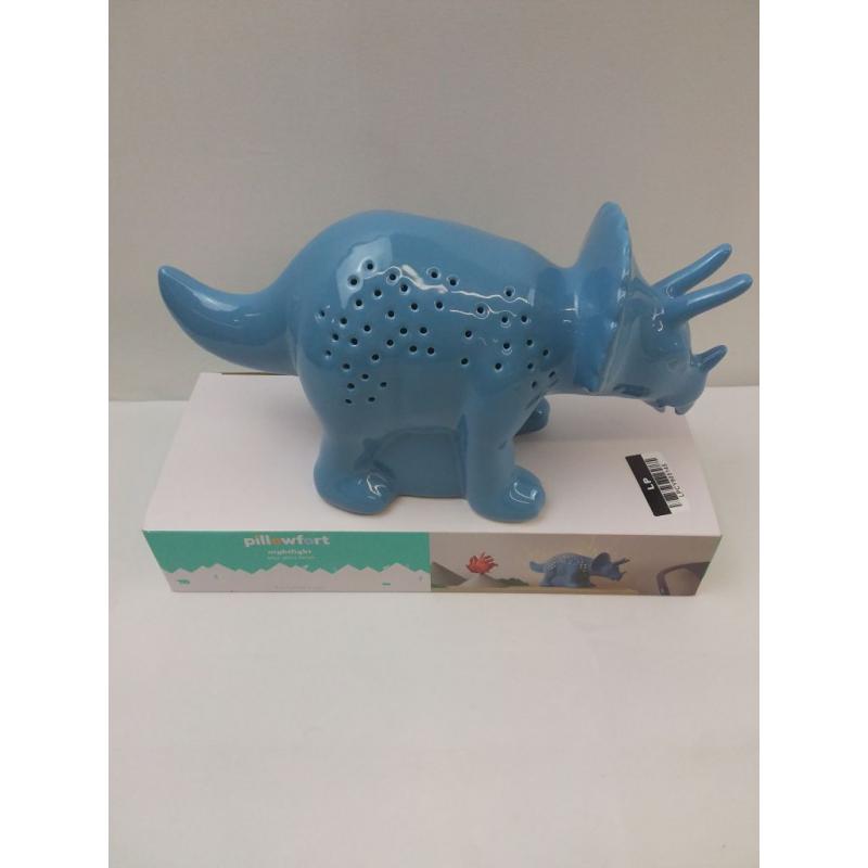 Dinosaur Ceramic Nightlight Blue