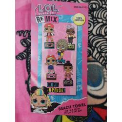L.O.L. Surprise! REMIX New Recordings Beach Towel