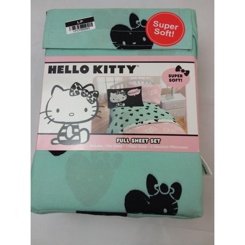 Full Hello Kitty Hello Again Sheet Set