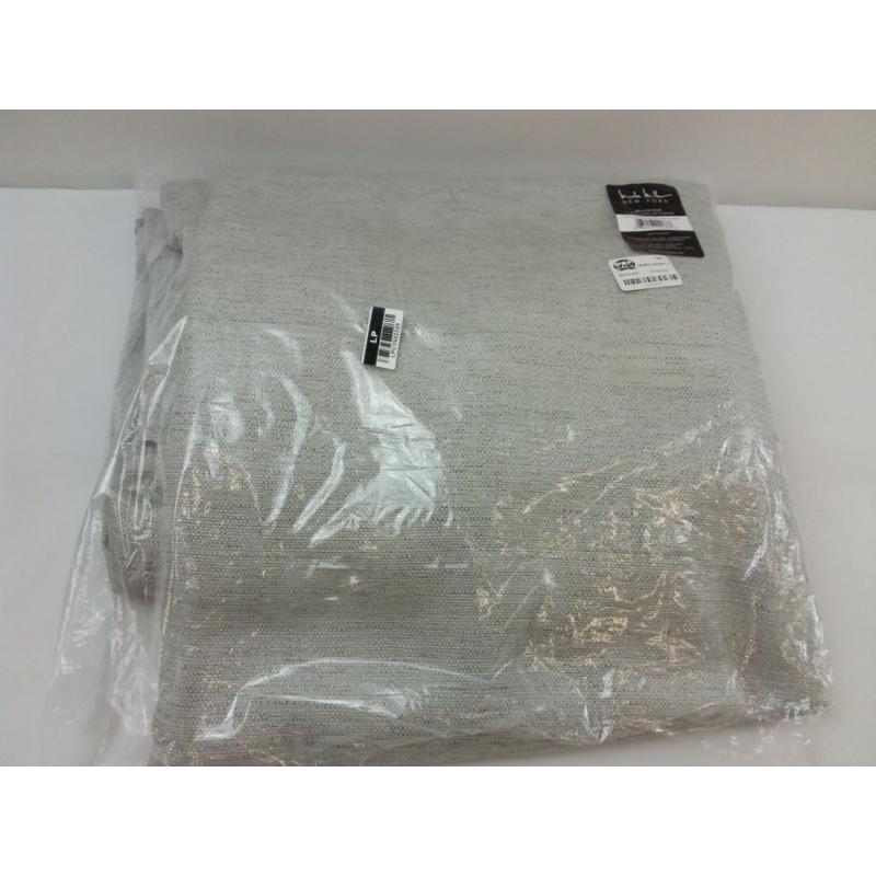 96x54 Mellow Slub Back Tab Light Filtering Window Curtain Panels Gray - Nicole
