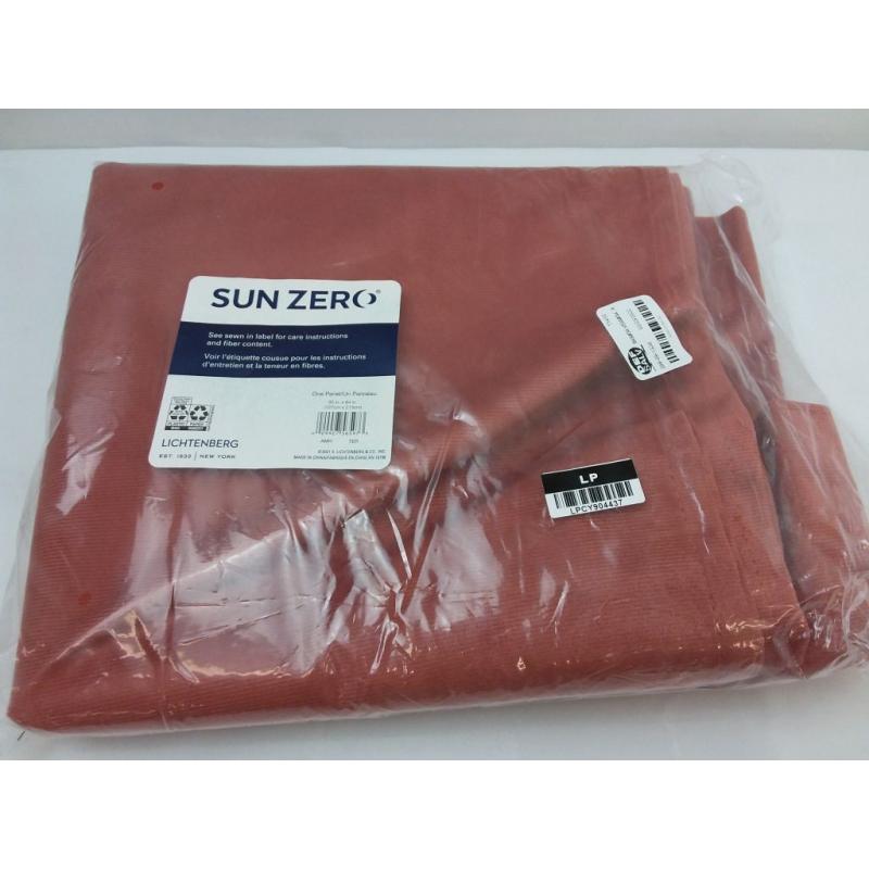 84x50 Amherst Velvet Noise Reducing Thermal Back Blackout Curtains- Sun zero