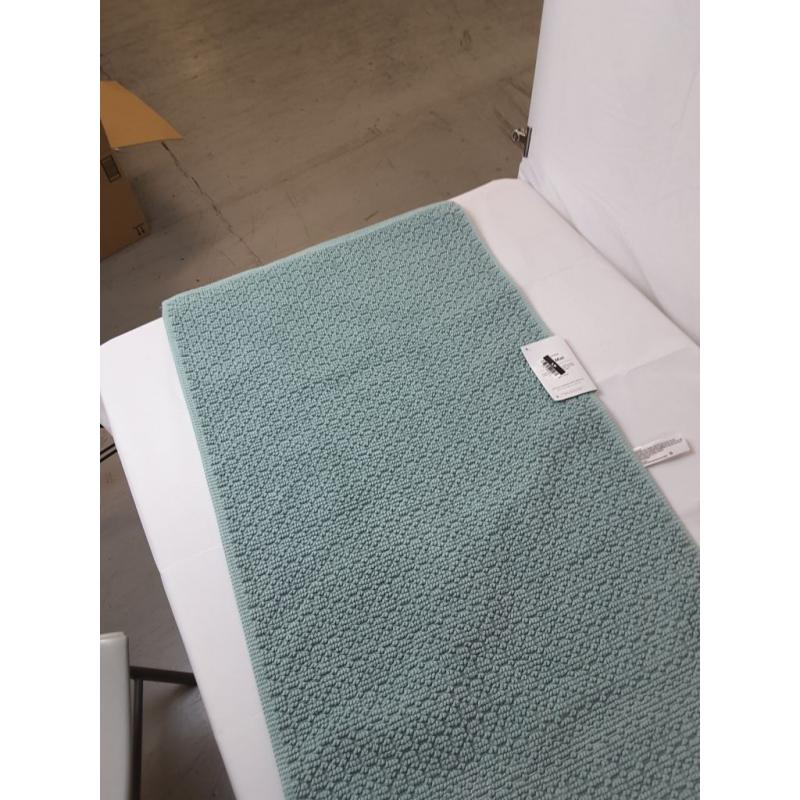 20x34 Antimicrobial Bath Mat Aqua - Total Fresh