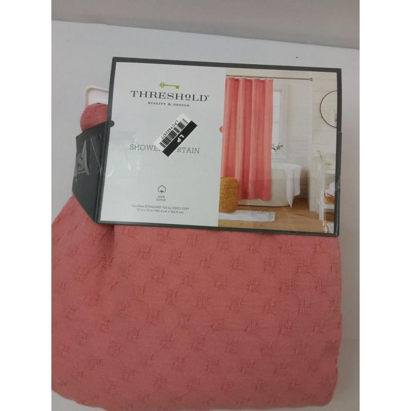 72x72 Shower Curtain Rose - Threshold