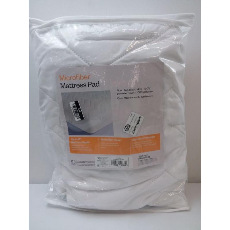 Full Machine Washable Quilted Mattress Pad