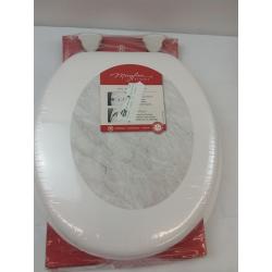 Never Loosens Round Soft Seat With Easy Clean Hinge White - Mayfair By Bemis