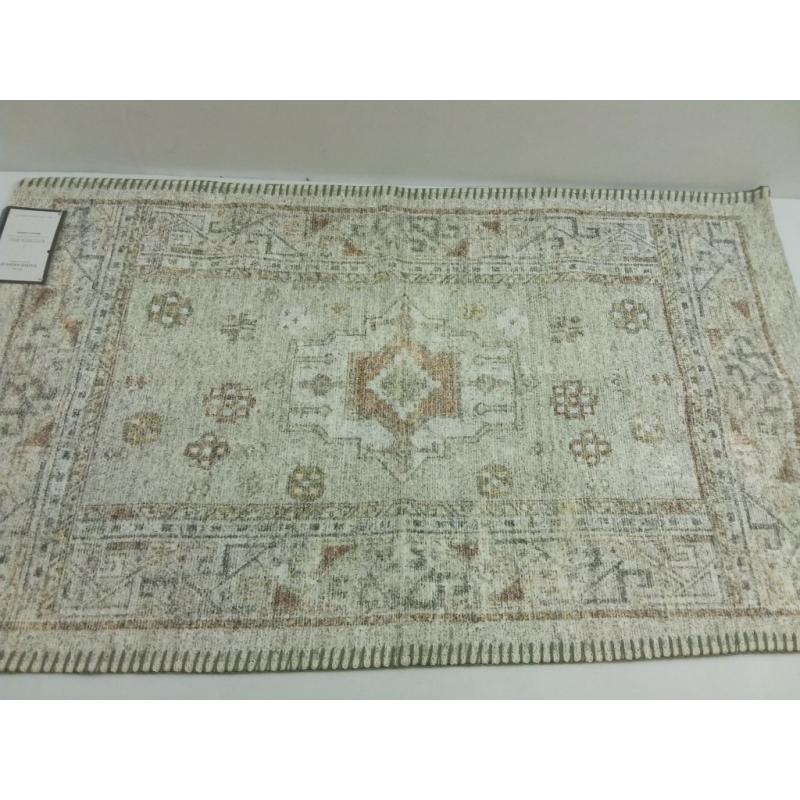 Vintage Persian Medallion Kitchen Rug Natural - Threshold