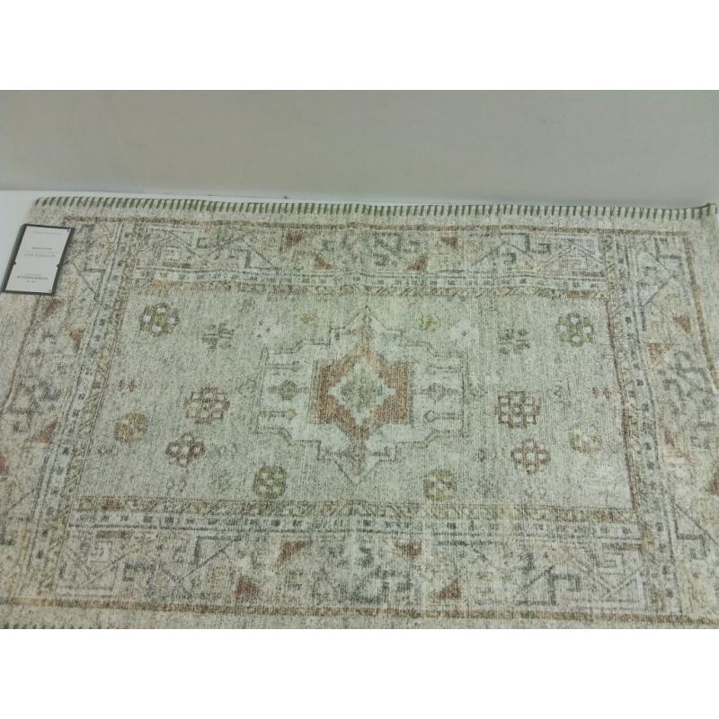 Vintage Persian Medallion Kitchen Rug Natural - Threshold