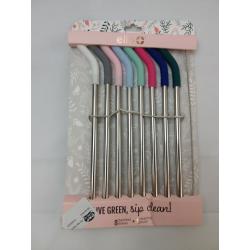 Ello 8pk Silicone Tip Straws