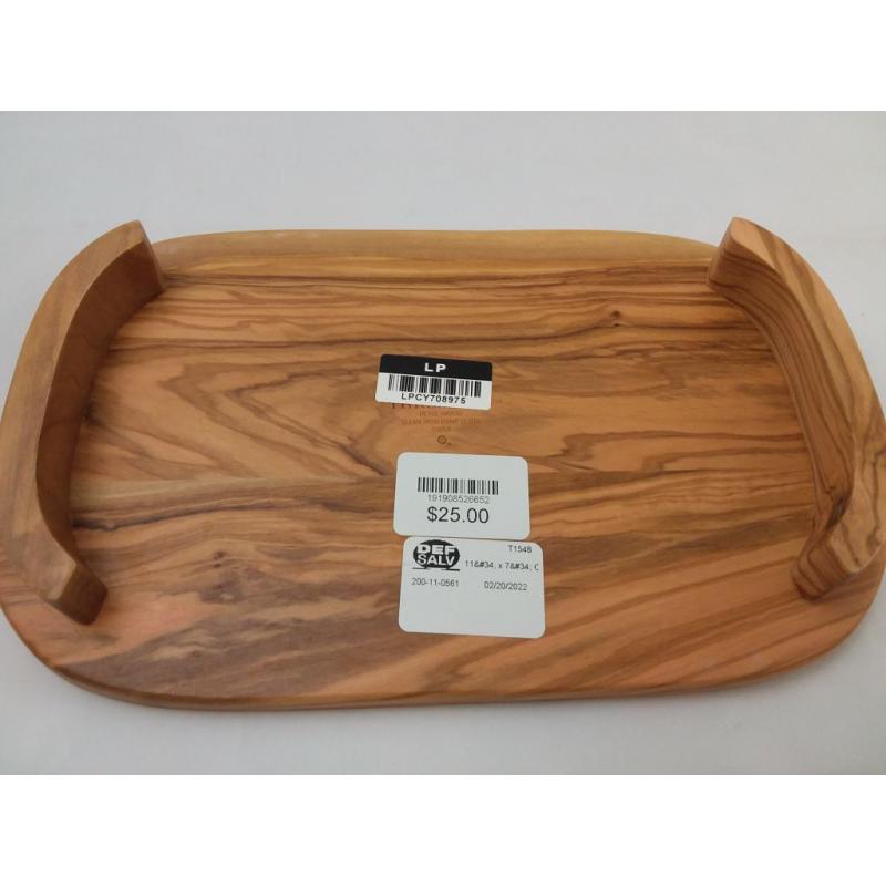 11 x 7 Olivewood Elevated Serving Board