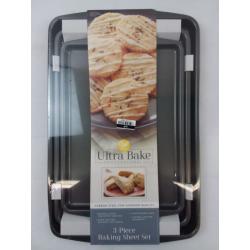 Wilton Ultra Bake Pro 3 Piece Cookie Sheet Set