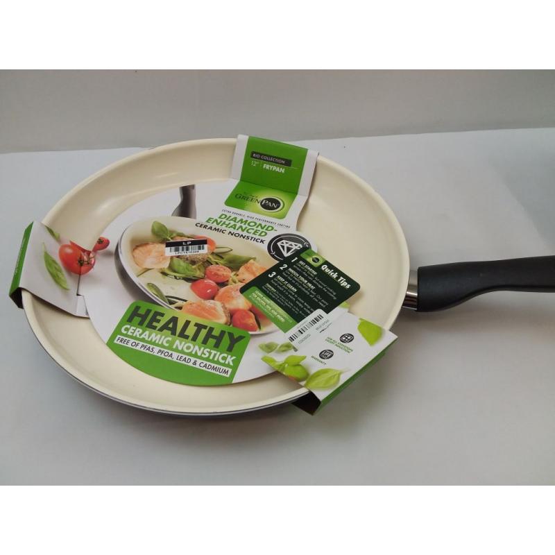 GreenPan Rio 12 Ceramic Non-Stick Frying Pan Black