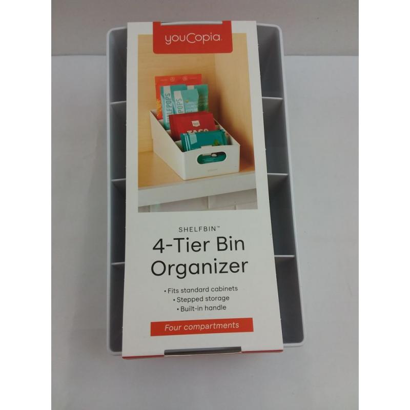 YouCopia ShelfBin 4-Tier Bin Small
