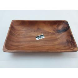 Pacific Merchants Acaciaware 10 x 6 Inch Rectangle Serving Bowl