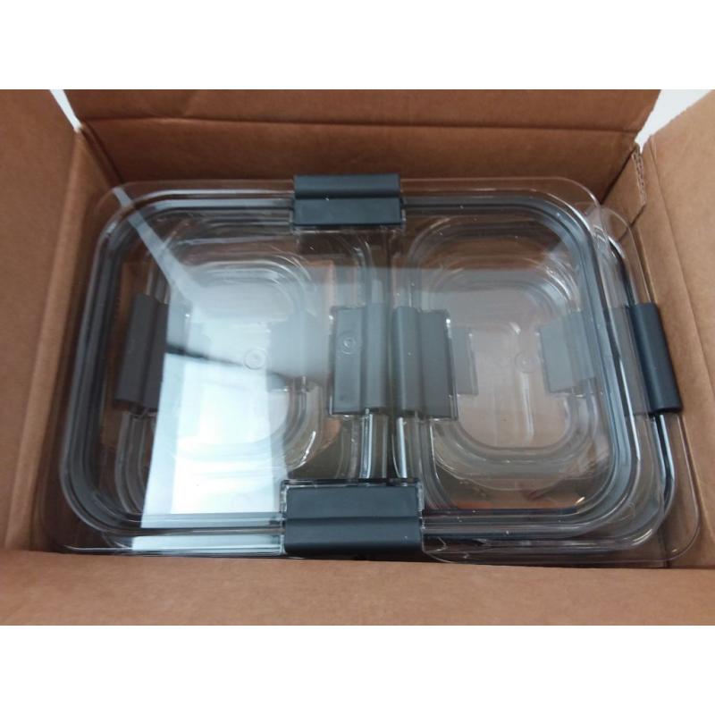 Rubbermaid 10pc Brilliance Glass Food Storage Set