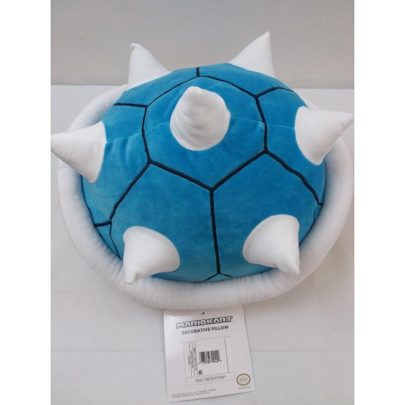 Nintendo Mario Kart Shell Pillow Blue