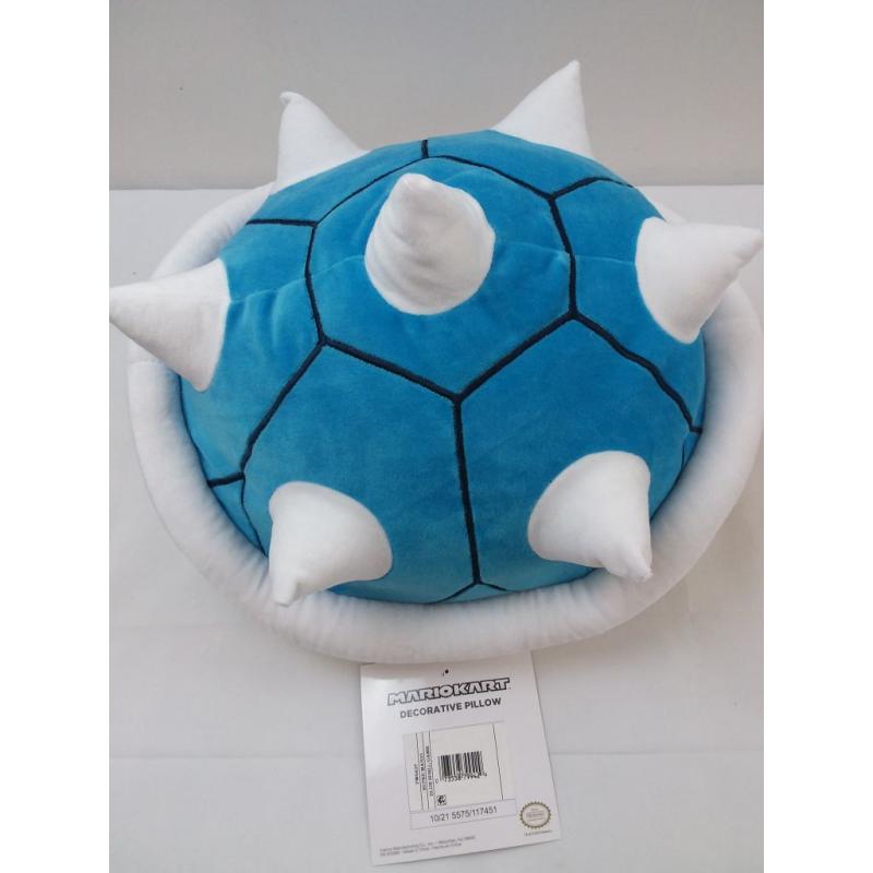 Nintendo Mario Kart Shell Pillow Blue