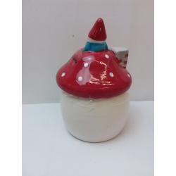 4.92x4.61x6.61 Gnome Candy Jar
