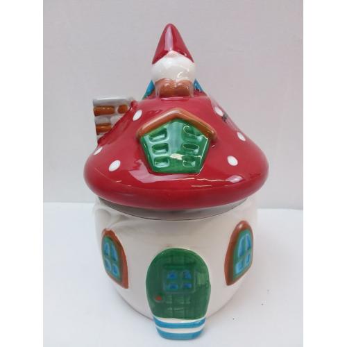 4.92x4.61x6.61 Gnome Candy Jar