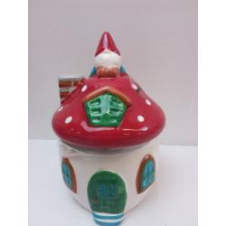 4.92x4.61x6.61 Gnome Candy Jar