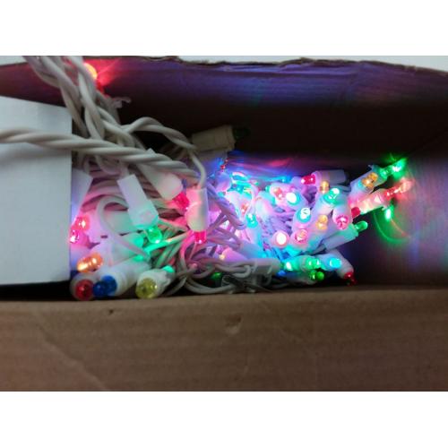 200ct LED Multicolor Icicle Lights