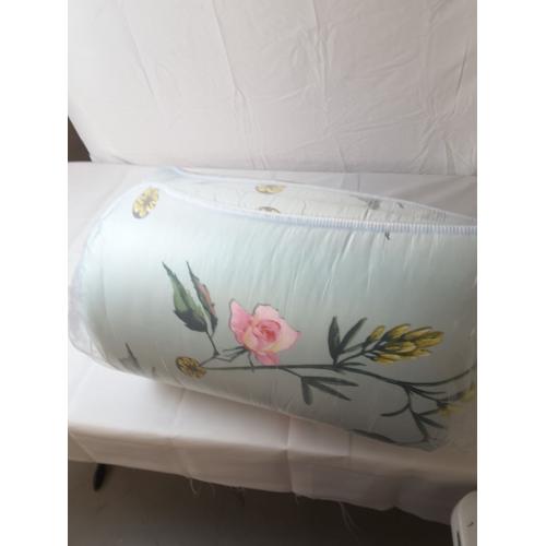 Green floral twin comforter
