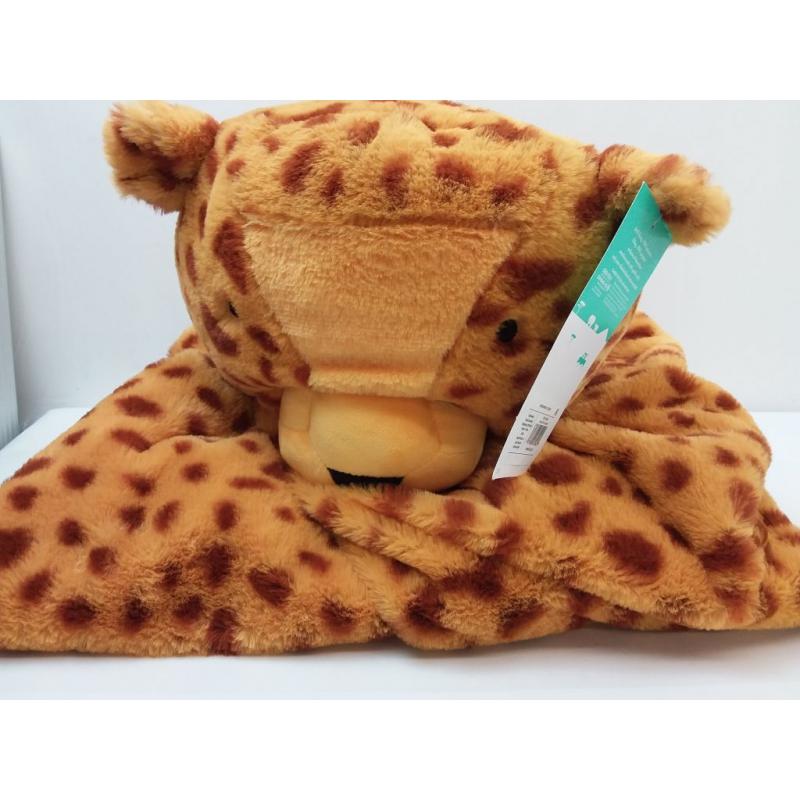 Cheetah Hooded Blanket