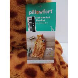 Cheetah Hooded Blanket
