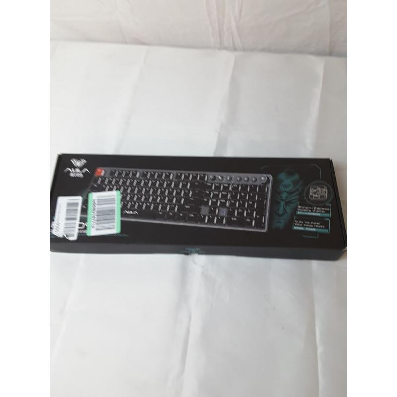 Aula F2090 BT5.0 Wireless and Wired 3-in-1 Mechanical Keyboard AL Panel 104 Key