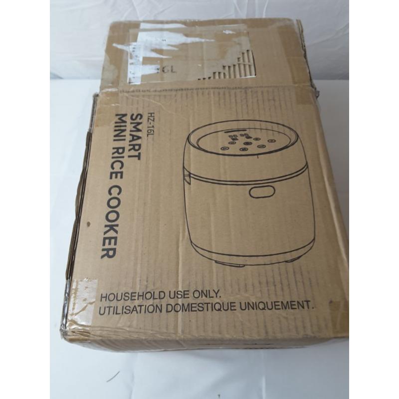 Mishcdea Small Rice Cooker 3 Cups Uncooked, 0.8L Mini Rice Cooker Personal Size for 1-2 People, Portable Rice Cooker Multifunction with Timer Delay & Keep Warm, Smart Touch-Screen, Nonstick Inner Pot, White
