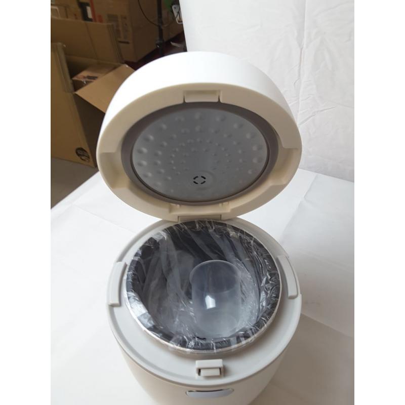 Mishcdea Small Rice Cooker 3 Cups Uncooked, 0.8L Mini Rice Cooker Personal Size for 1-2 People, Portable Rice Cooker Multifunction with Timer Delay & Keep Warm, Smart Touch-Screen, Nonstick Inner Pot, White