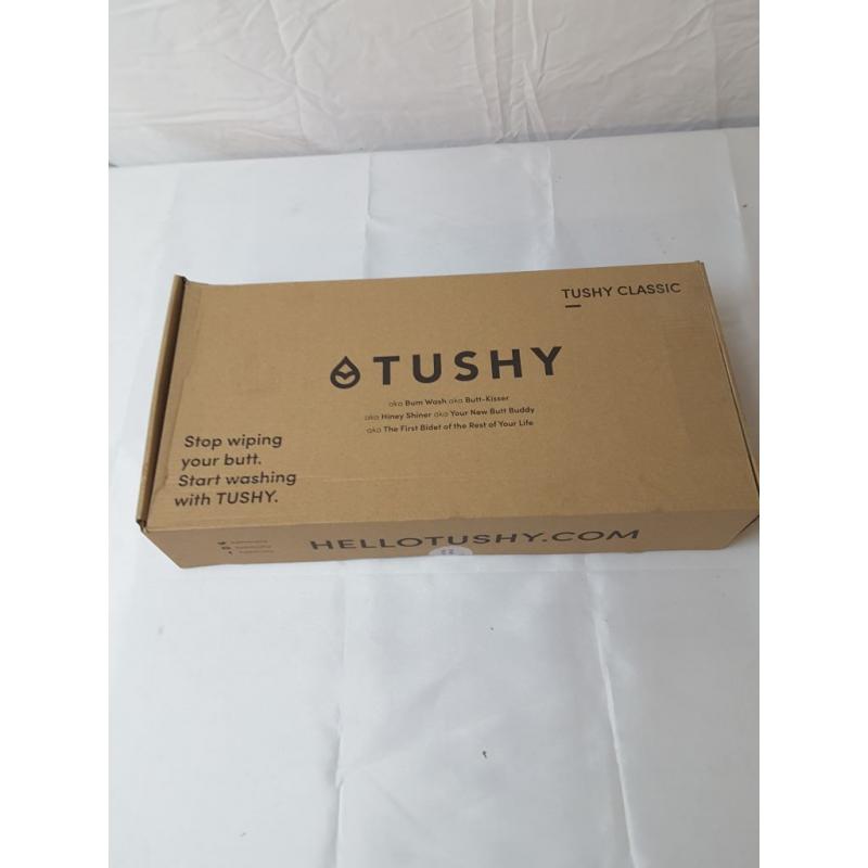 Tushy Classic Bidet Toilet Attachment – Modern Sleek Design – Fresh Clean Water Sprayer – Non-Electric Self Cleaning Nozzle