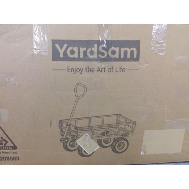 Steel Garden Wagon w/ Handle