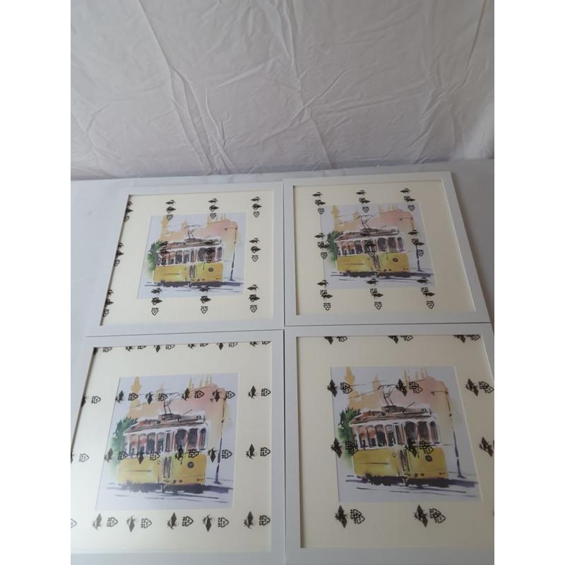 Annecy 12 X 12 White Picture Frames 4 Pieces