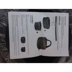 16 Smokeless Fire Bowl Pit for Outdoor Wood Pellet Burning Spark